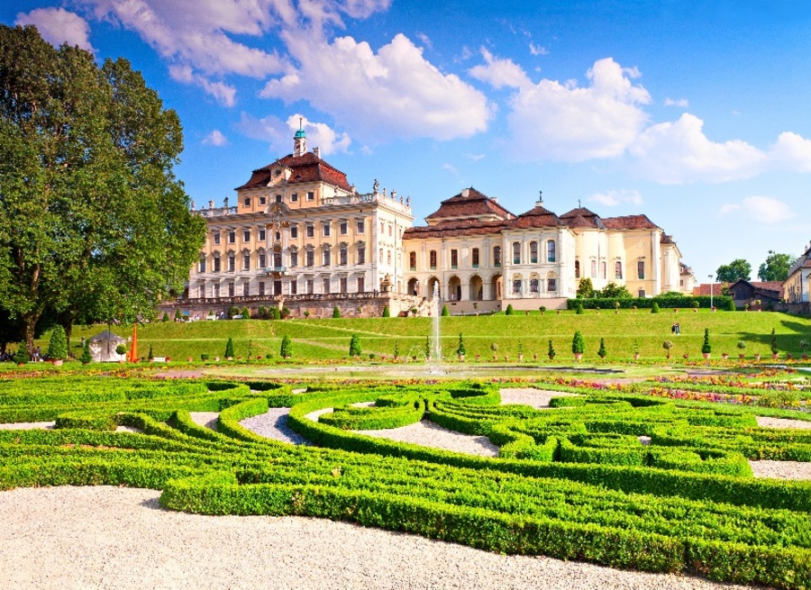 Ludwigsburg Residential Palace in summer