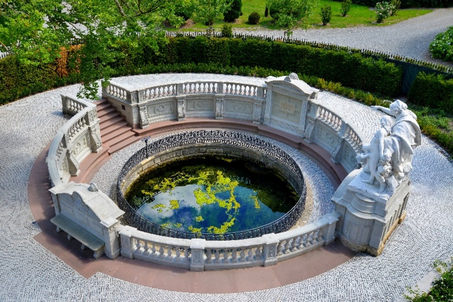The source of the Danube in Donaueschingen