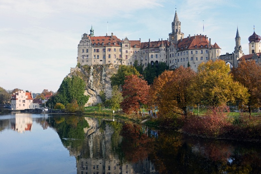 Hohenzollern Castle in Sigmaringen on the Danube
