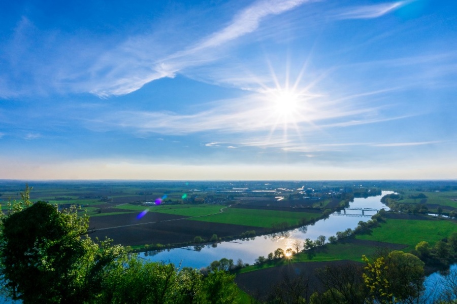 View of the Gäuboden from the Bogenberg