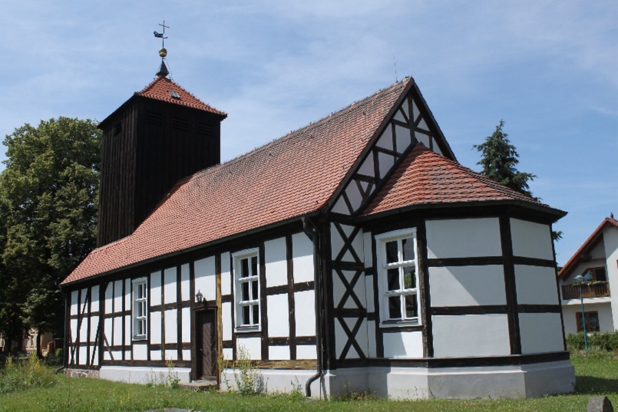 Half-timbered church, Strubensee, Brandenburg