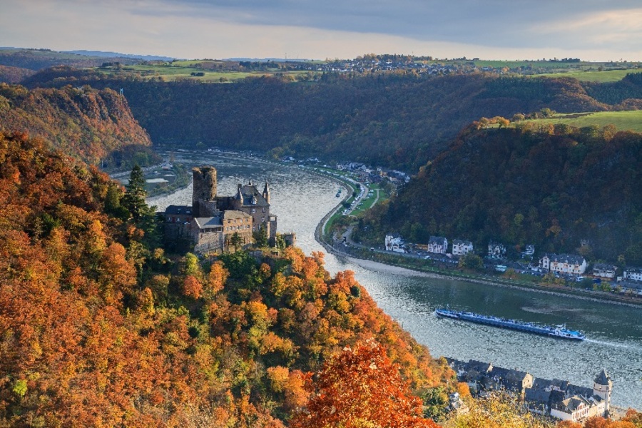 Katz Castle in the Loreley Valley