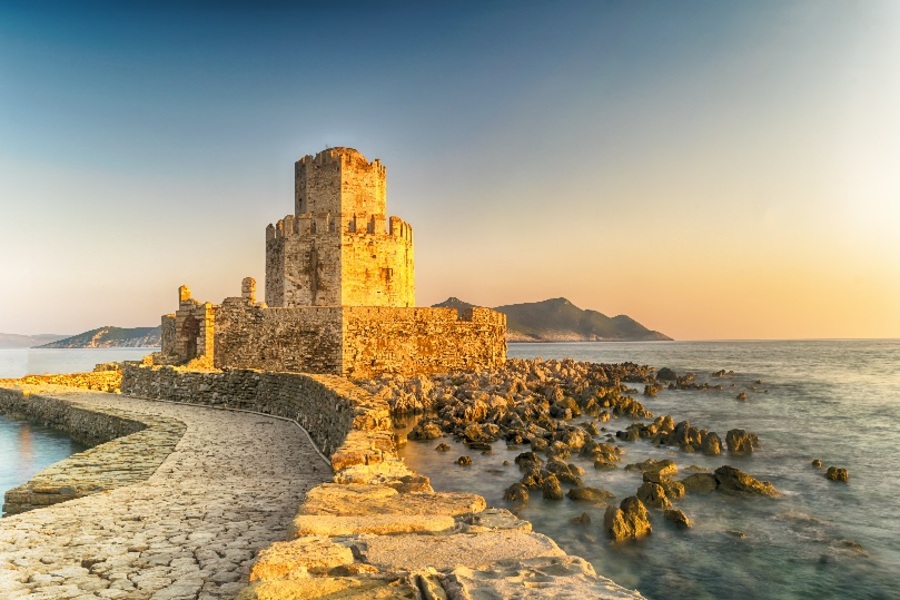 Sunset at Methoni Castle