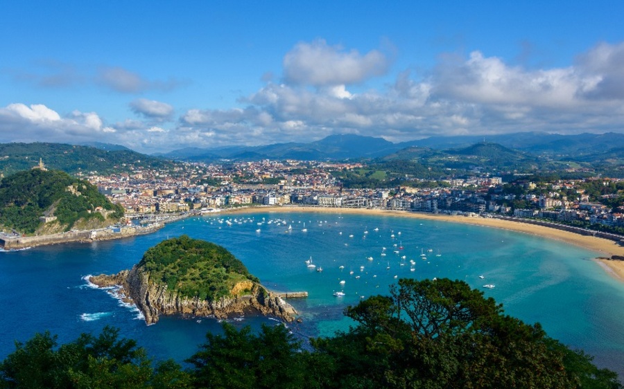 View of Donostia/San Sebastián