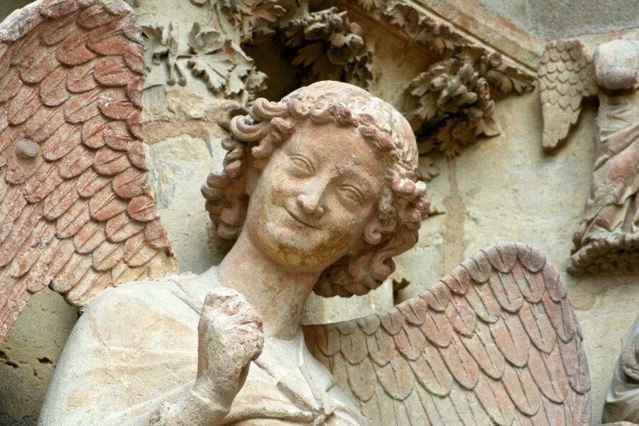 L'ange au sourire de la cathédrale de Reims