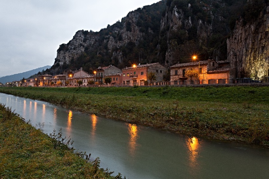 Pioraco, the River Potenza